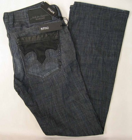 Buffalo Gordy BM11316 denim jeans, Men's Buffalo BM11316 Gordy stretch, easy fit, boot cut denim jeans, Hamper's Jeans Toronto Ontario.