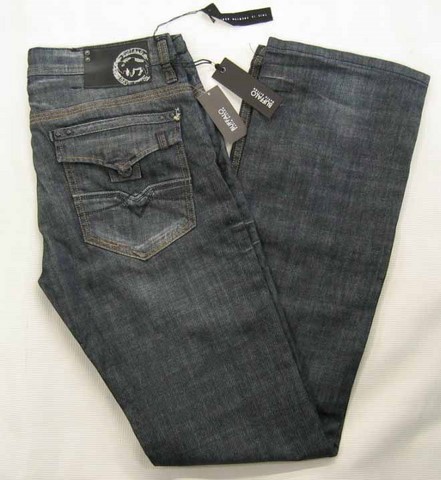 Buffalo Don BMO10493 denim jeans, men's Buffalo Don BMO10493, regular fit, straight leg, dark denim jeans, Hamper's Jeans Toronto Ontario.