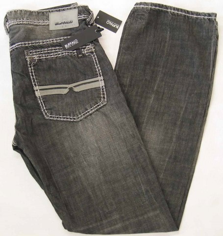 Buffalo Deakon BM12256 denim jeans, Men's Buffalo BM12256 Deakon slim regular fit, straight leg denim jeans, Hamper's Jeans Toronto Ontario.