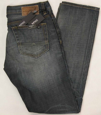 Buffalo Ash BM12443 denim jeans, Men's Buffalo BM12443 Ash straight skinny fit denim jeans, Hamper's Jeans Toronto Ontario.