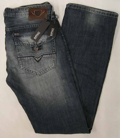 Buffalo Don BM11315 denim jeans, men's Buffalo Don BM113315, regular fit, straight leg, dark denim jeans, Hamper's Jeans Toronto Ontario.