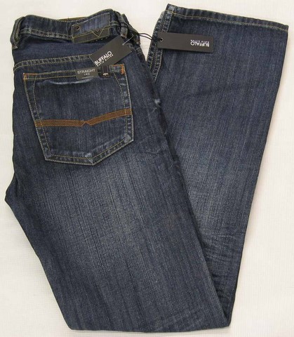 Buffalo BM12473 Driven denim jeans, Men's Buffalo BM12473 Driven, regular fit, straight leg denim jeans, Hamper's Jeans Toronto Ontario.