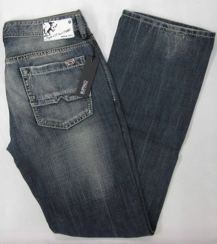 Buffalo Ruffer BM11871 denim jeans, men's Buffalo Ruffer BM11871 easy fit, straight leg denim jeans, Hamper's Jeans Toronto Ontario.