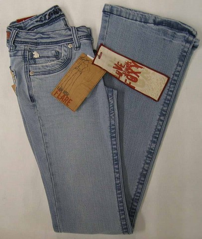 Foxy FXJ830LBX denim jeans, Ladies Foxy FXJ830LBX stretch, low rise, flare denim jeans, Hamper's Jeans Toronto Ontario.