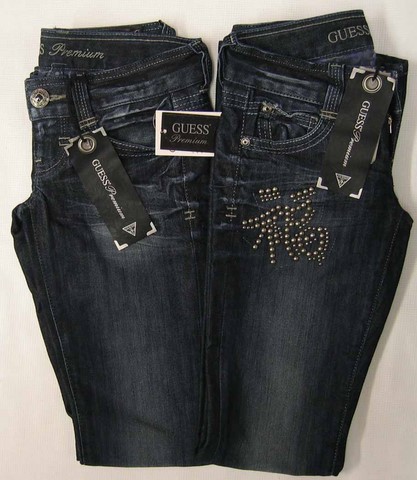 Guess Daredevil Premium denim jeans, Ladies Guess Daredevil Premium, stretch slim fit, low rise, boot cut denim jeans