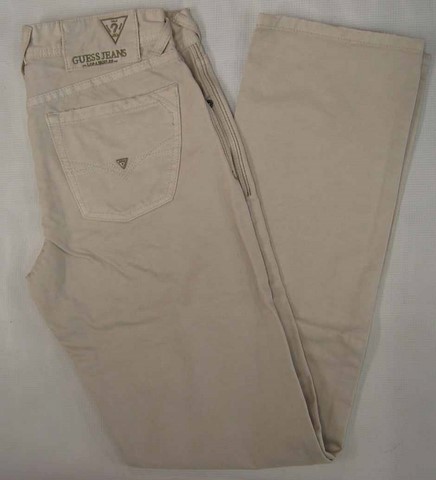 Guess men's sand denim jeans, Men's Guess slim fit, low rise, straight leg sand wash denim jeans, Hamper's Jeans Toronto Ontario.