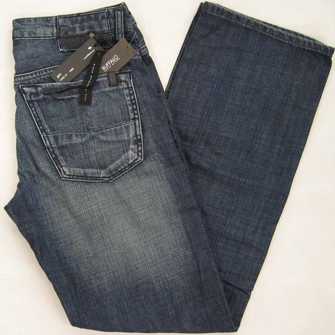 Buffalo Jett BMO9810 denim Jeans, Buffalo Men's Jett BMO9810, loose fit, straight leg denim jeans, Hamper's Jeans Toronto Ontario.