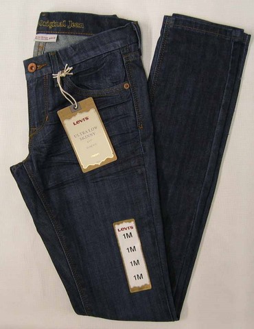 Levi's 904 denim jeans, Ladies Levi's 904-0005 stretch slim fit, ultra low rise, skinny leg denim jeans, Hampers Jeans Toronto Ontario.