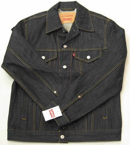 Levi's denim jeans jacket, Levi's Classic dark rinse indigo denim jeans jacket, Hampers Jeans Toronto Ontario.