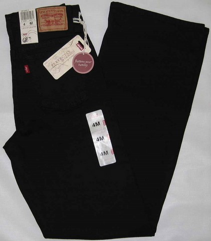 Levi's Ladies 512 denim Jeans, Levi's 512 stretch denim jeans, Dark Indigo 512-0002, black 512-4013 stretch boot cut jeans, Hampers Jeans Toronto Ontario.