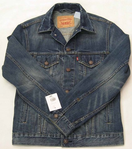 Levi's denim jeans jacket, Levi's Classic stone wash denim jeans jacket, Hampers Jeans Toronto Ontario.