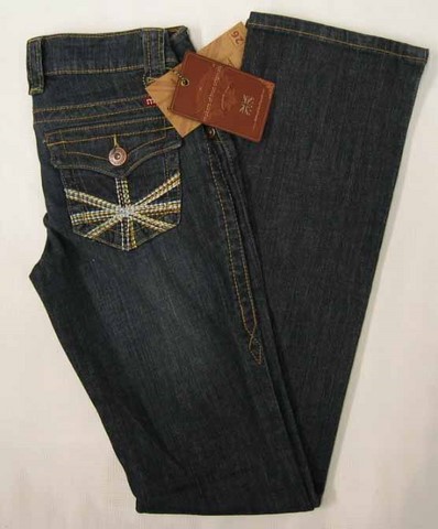 Moto Pant Underground denim jeans, Moto stretch pant underground flap pocket, boot cut denim jeans, Hamper's Jeans Toronto Ontario.