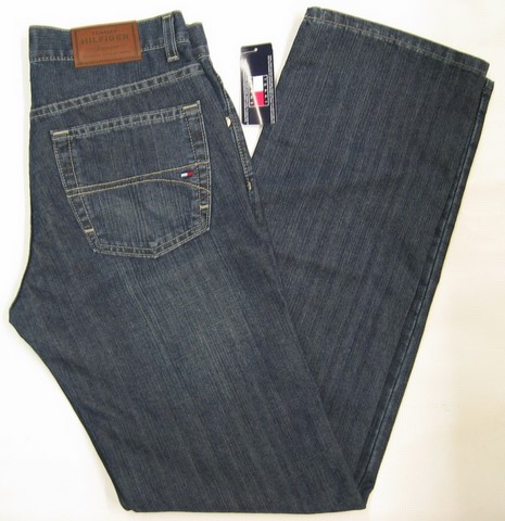 Tommy Hilfiger New Classic jeans, Tommy Hilfiger Blue New classic jeans, Regular fit, regular rise, straight leg, Hamper's Jeans Toronto Ontario.