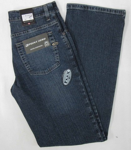 Point Zero denim jeans, Point Zero men's stretch regular waist, boot cut denim jeans, Hamper's Jeans Toronto Ontario.