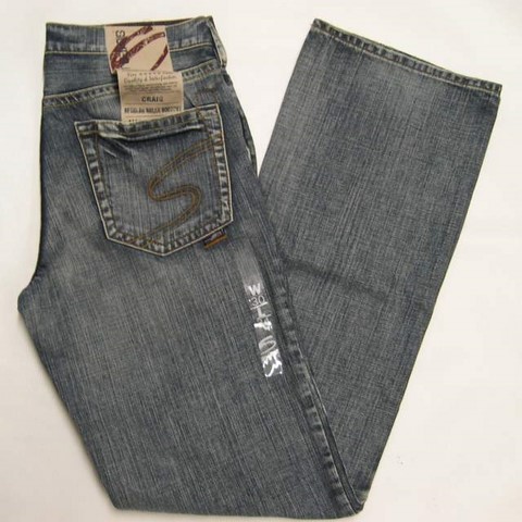 Silver Craig denim jeans, Men's Silver Craig denim jeans, regular relax boot cut jeans, Hamper's Jeans Toronto Ontario.