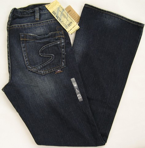 Silver Grayson denim jeans, Men's Silver Grayson denim jeans, relaxed fit, boot cut jeans, Hamper's Jeans Toronto Ontario.