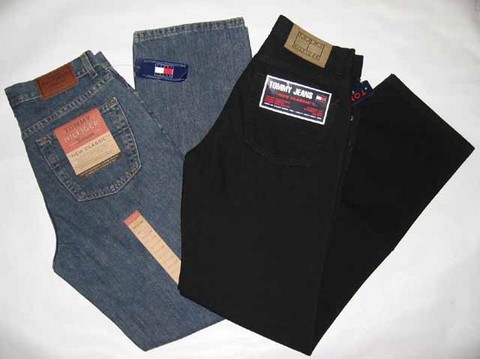 Tommy Hilfiger New Classic jeans, Tommy Hilfiger Classic fit, straight leg jeans in old blue, Hampers Jeans Toronto Ontario.