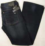 Buffalo BM11018 Travis denim jeans, Men's Buffalo BM11018 Travis, stretch easy fit boot cut denim jeans, Hamper's Jeans Toronto Ontario.