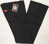 Dickies black pants, Dickies stretch ladies pants, Dickies black with silver strips pants, Hamper's jeans Toronto Ontario.