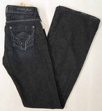 Guess Foxy Flare denim jeans, ladies Guess Foxy Flare stretch, slim fit, low rise, flare denim jeans, Hamper's Jeans Toronto Ontario.