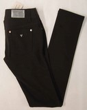 Guess denim super skinny pants, ladies Guess stretch 5 pocket super skinny dark brown pants, Hamper's Jeans Toronto Ontario.