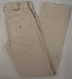 Guess men's sand denim jeans, Men's Guess slim fit, low rise, straight leg sand wash denim jeans, Hamper's Jeans Toronto Ontario.