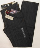 Guess Lincoln denim jeans, Men's Guess Lincoln slim fit, low rise, straight leg indigo jeans, Hamper's Jeans Toronto Ontario.