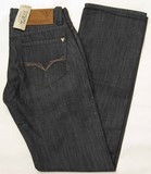 Guess Rebel denim jeans, Men's Guess Rebel regular fit, medium rise, straight leg dark rinse denim jeans, Hamper's Jeans Toronto Ontario.