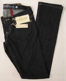 Guess Starlet denim jeans, Guess Ladies Starlet stretch, slim fit, low rise, straight leg dark denim jeans, Hamper's Jeans Toronto Ontario.