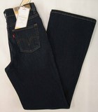 Levi's Ladies 512 denim Jeans, Levi's 512 stretch denim jeans, Dark Indigo 512-0002, black 512-4013 stretch boot cut jeans, Hampers Jeans Toronto Ontario.