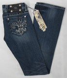 Miss Me JP43695 denim jeans, Ladies Miss Me JP43695 stretch, slim fit, boot cut denim jeans, Hamper's Jeans Toronto Ontario.