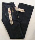 Miss Me JP4906B denim jeans, Ladies Miss Me JP4906B stretch, slim fit, low rise, dark blue boot cut denim jeans, Hamper's Jeans Toronto Ontario.