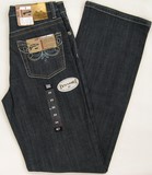 Point Zero Ladies denim jeans, Point Zero stretch denim, high rise, straight leg jeans, Hamper's Jeans Toronto Ontario.