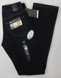 Point Zero L8541 denim jeans, Ladies Point Zero L8541 stretch mid rise, straight leg dark denim jeans, Hamper's Jeans Toronto Ontario.