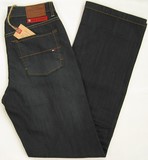 Tommy Hilfiger The Street denim jeans, Tommy Hilfiger men's The Street stretch denim, relaxed fit, straight leg denim jeans, Hamper's Jeans Toronto Ontario.