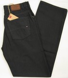 Tommy Hilfiger New Freedom denim jeans, Tommy Hilfiger men's black New Freedom lower rise, relaxed fit denim jeans, Hamper's Jeans Toronto Ontario.